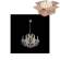 Подвесная люстра Crystal Lux с лампочками Hollywood SP6 Gold+Lamps E14 Свеча