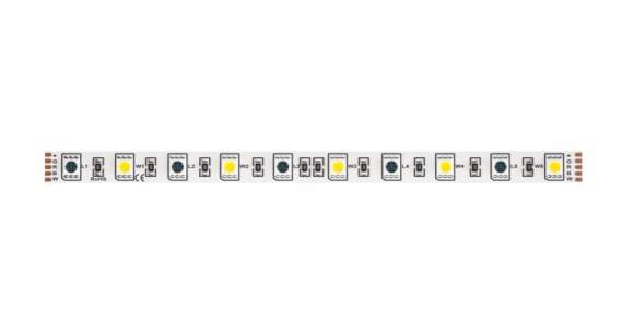 5м. Светодиодная лента белого цвета 4000К, 14,4W, 24V, 60LED, IP20 Led strip Maytoni 10177
