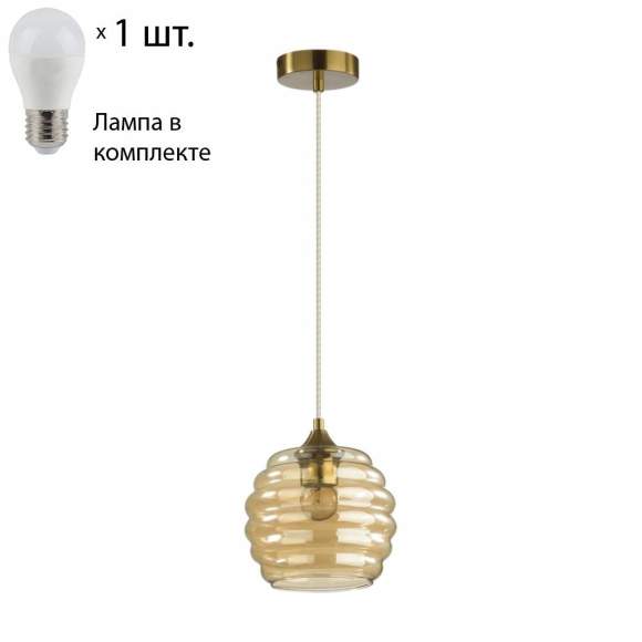 Подвесной светильник с лампочкой Lumion Monty 5285/1+Lamps E27 P45