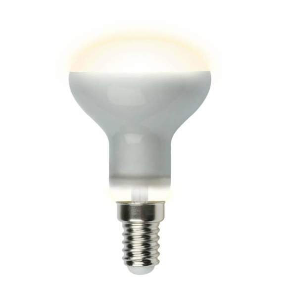 Светодиодная лампа E14 6W 3000K (теплый) Uniel LED-R50-6W-WW-E14-FR PLS02WH (UL-00001491)