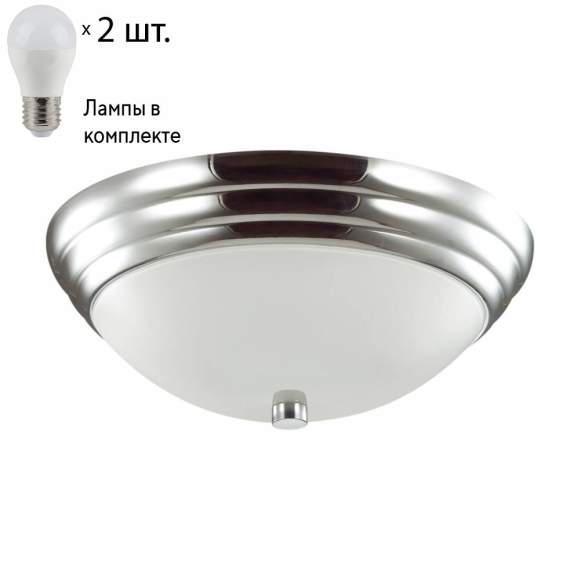 Настенно-потолочный светильник Lumion Kayla с лампочками 5261/2C+Lamps E27 P45