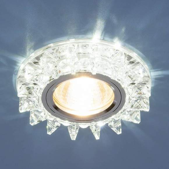 6037 MR16 SL зеркальный/серебро Встраиваемый точечный светильник со светодиодной подсветкой Elektrostandard 4690389060687 (a031519)