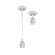 Светильник подвесной  с лампочкой Favourite Sorento 1585-1P+Lamps Gu10