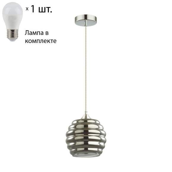Подвесной светильник с лампочкой Lumion Monty 5284/1+Lamps E27 P45