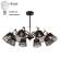 Потолочная люстра F-Promo Eget с лампочками 2197-8U+Lamps E14 P45