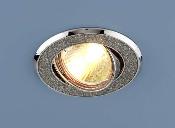 611 MR16 SL серебряный блеск/хром Встраиваемый точечный светильник Elektrostandard 4607138144147 (a032242)