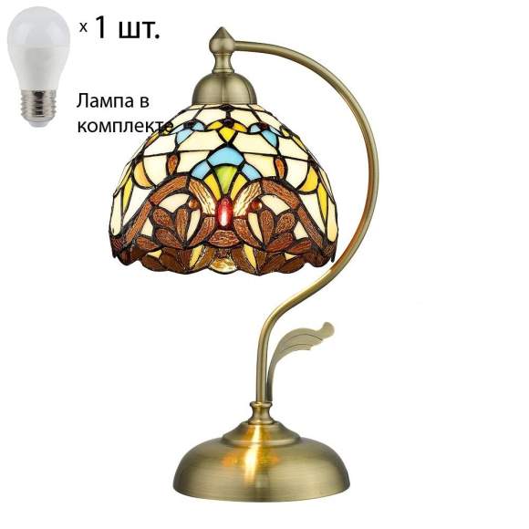 Настольная лампа с лампочкой Velante 830-804-01+Lamps E27 P45
