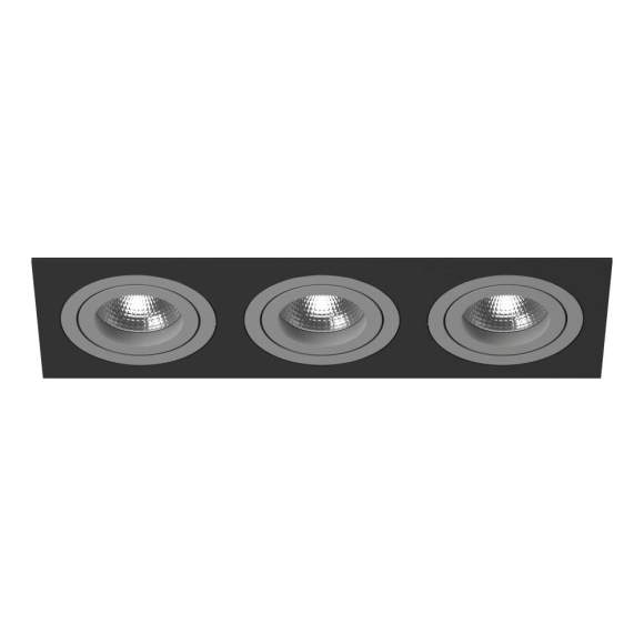 i537090909 Встраиваемый точечный светильник Intero 16 Triple Quadro Lightstar (комплект из 217537+217609+217609+217609)