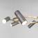 Подвесной светодиодный светильник Евросвет Spacer 90103/6 матовый серый/золото (a048924)
