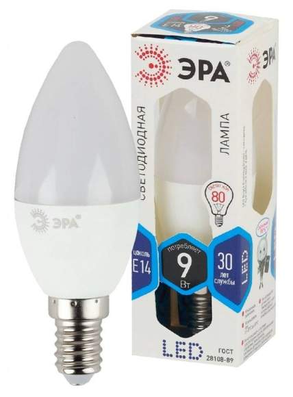 Светодиодная лампа E14 9W 4000К (белый) Эра LED B35-9W-840-E14 (Б0027970)