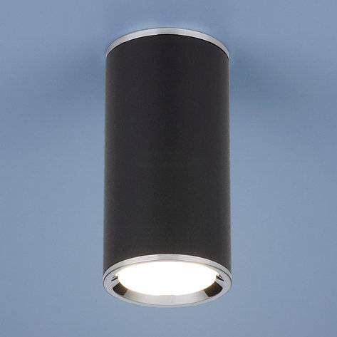 DLN101 GU10 BK черный Накладной потолочный светильник Elektrostandard a043971
