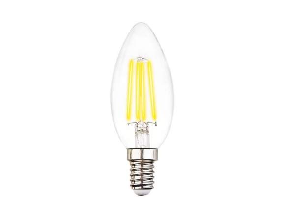 Филаментная светодиодная лампа E14 6W 3000К (теплый) C37-F Filament Ambrella light (202114)
