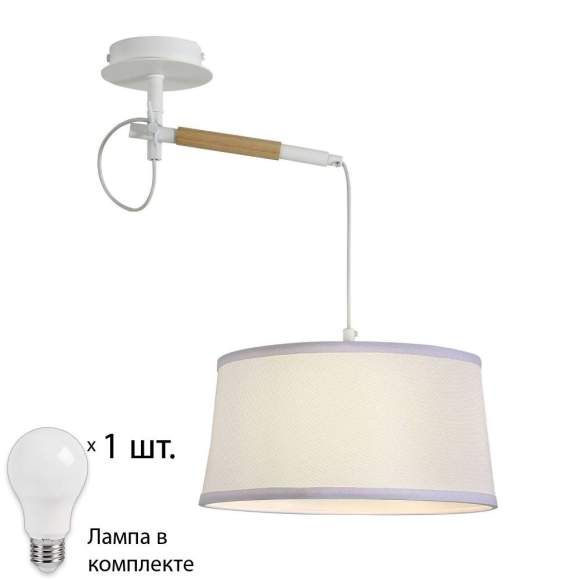 Настенно-потолочный светильник с лампочкой  F-Promo Eureka 3005-1P+Lamps А60