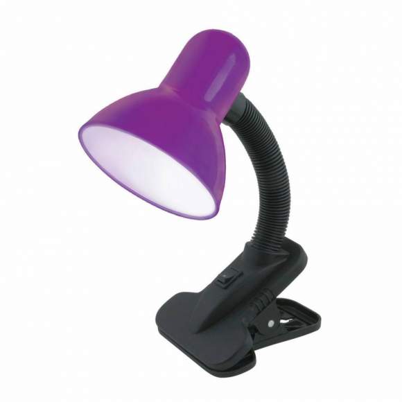 Настольная лампа на прищепке Uniel TLI-222 Violett E27 (09408)