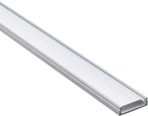 2м. Накладной алюминиевый профиль для светодиодной ленты Feron CAB263 (10277)