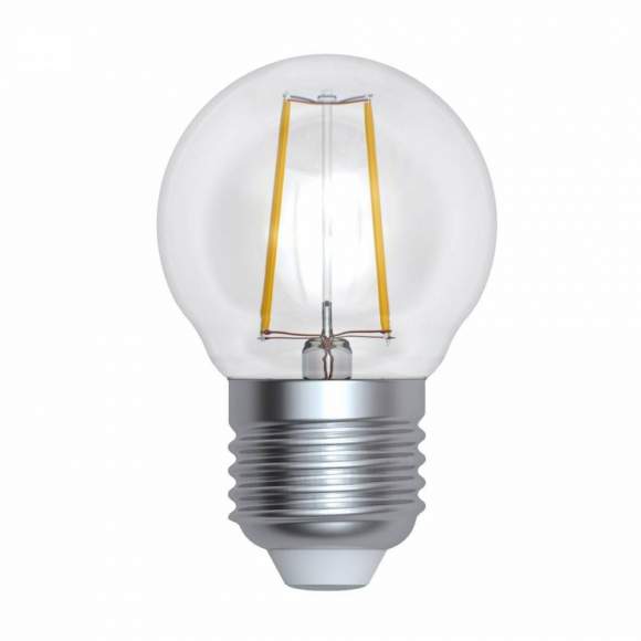Филаментная светодиодная лампа Е27 9W 4000K (белый) Sky Uniel LED-G45-9W-4000K-E27-CL PLS02WH (UL-00005175)