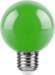 Светодиодная лампа E27 3W (зеленый) G60 LB-371 Feron (25907)