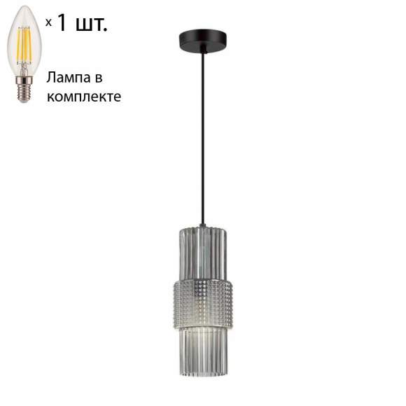 Подвесной светильник Odeon Pimpa с лампочкой 5016/1+Lamps E14 Свеча