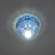 Встраиваемый светильник с подсветкой Fametto Luciole DLS-L117 G9 GLASSY-RAINBOW 10744