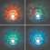 Встраиваемый светильник с подсветкой Fametto Luciole DLS-L119 G9 GLASSY-CLEAR-RGB 10746