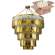 Подвесная люстра с лампочками Favourite Midas 3017-25P+Lamps E14 Свеча