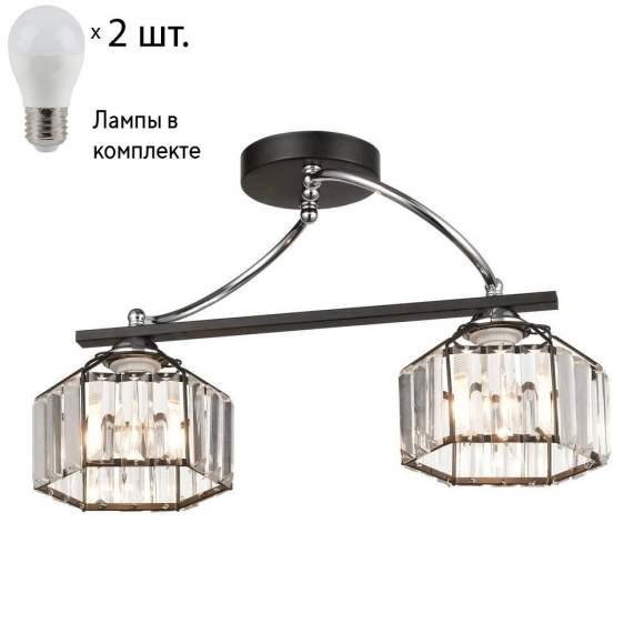 Потолочная люстра с лампочками Velante 236-107-02+Lamps E27 P45