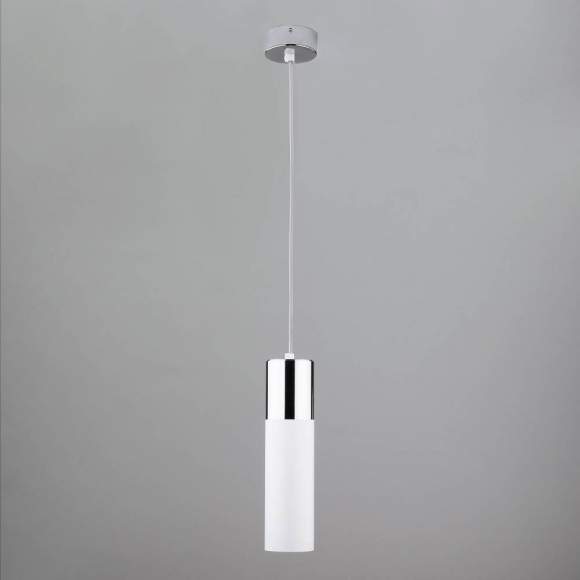 50135/1 LED хром/белый Светодиодный подвесной светильник ЕВРОСВЕТ Double Topper